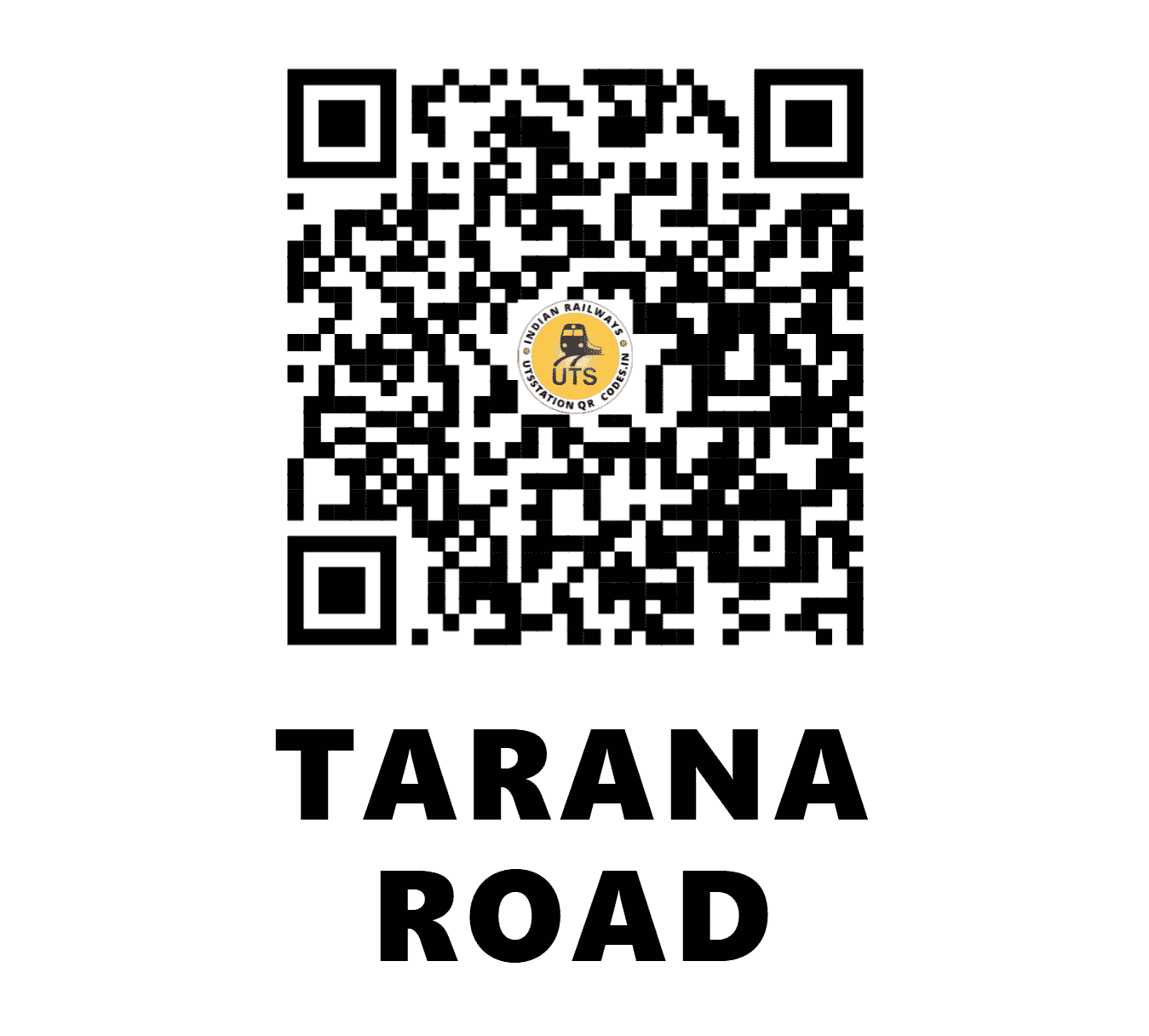 UTS QR Code for TARANA ROAD - TAN - WR (MADHYA PRADESH)